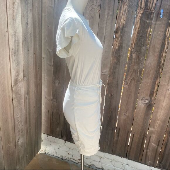 Isabel Marant cream  Short Sleeve T-Shirt wrap dress size small - Picture 7 of 14